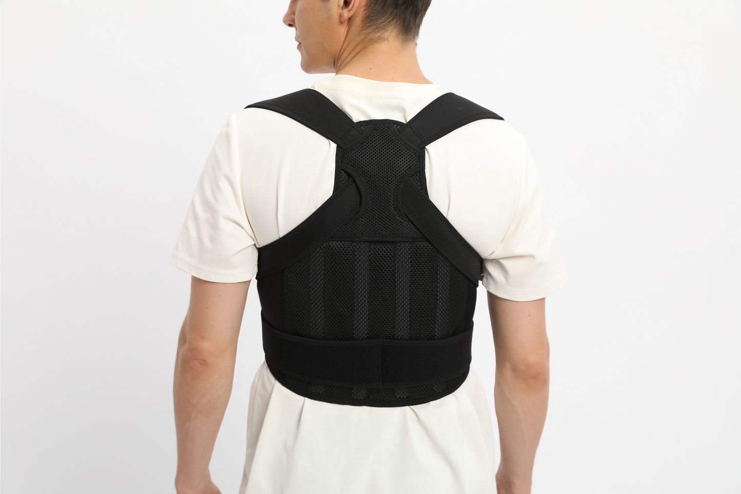 Back Brace Posture Corrector Men and Women, Posture Brace with Adjustable Breathable Shoulder Lumbar Belt for Upper and Lower Back Support, Back Straightener for Shoulder and Back Pain Relief-6976892099757