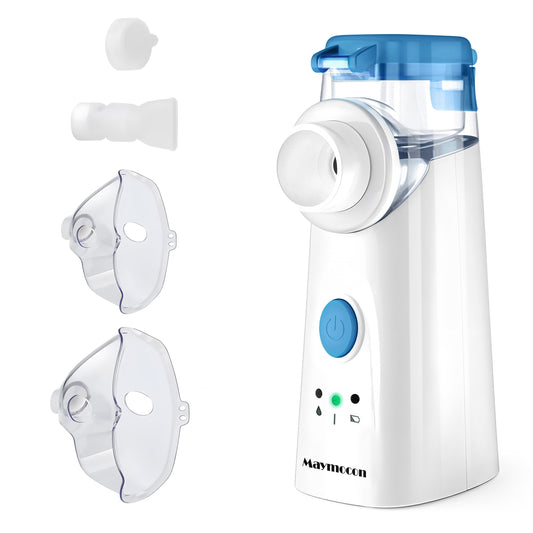 Maymocon Inhalationsgerät, Ultraleiser Inhaliergerät für Erwachsene zur Heimanwendung, Tragbarer Inhalator mit USB-Aufladung-6976892099108